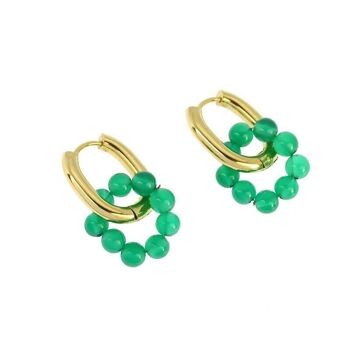 Boucles d'oreilles acier Xia 3