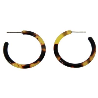 b.O tortoiseshell hoop earrings 30mm