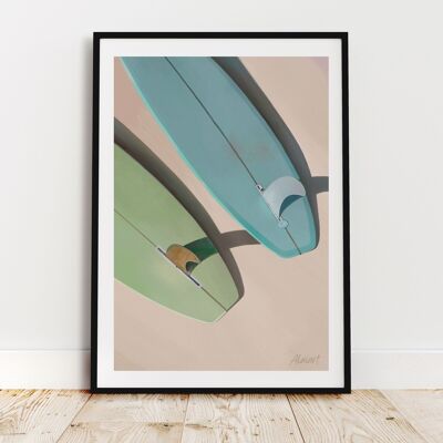 Affiche - Duo Vert 30x40