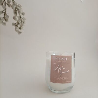MARIE-JEANNE - Recycled glass hemp candle