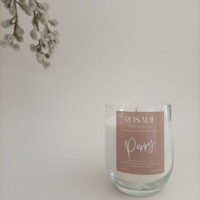 POPPY - Poppy recycled glass candle