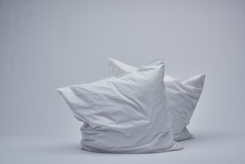 Percale Pillow cases - White-40X80