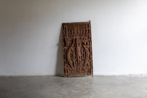 Puerta Dogón decorativa en madera Gurma