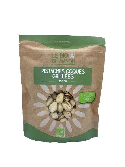 Geröstete Pistazien in der Schale – Bio – 150 g