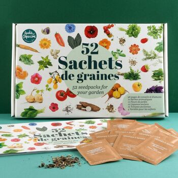 Coffret 52 sachets de graines 1