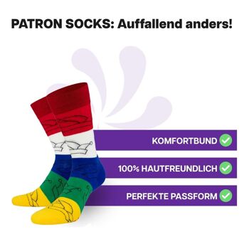 Chaussettes de carnaval de PATRON SOCKS - CONFORTABLES, ÉLÉGANTES, UNIQUES ! 2