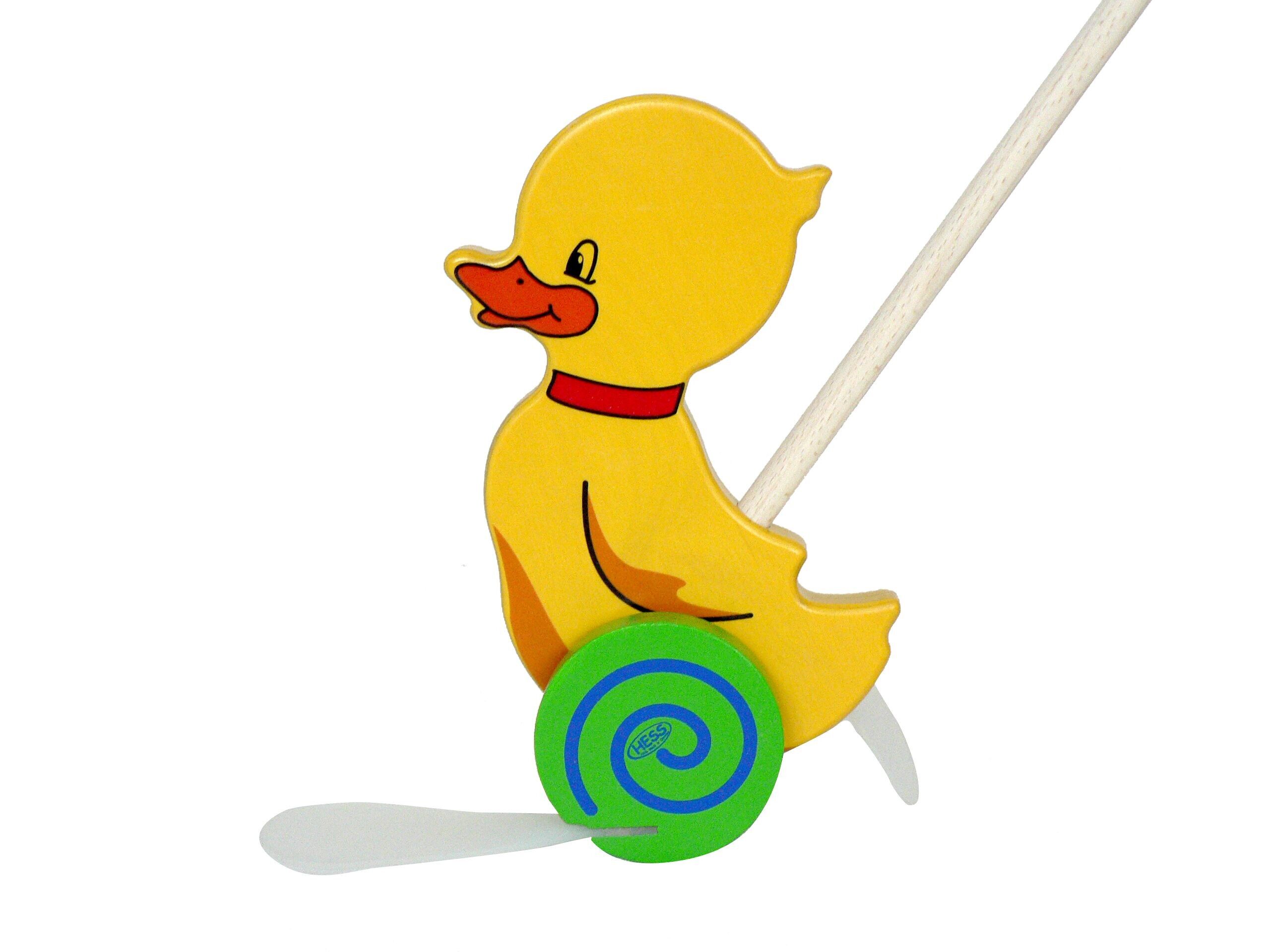 Empujando al patito Marie