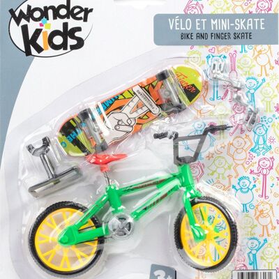 Bike And Mini Skateboard With Accessories - Model chosen randomly