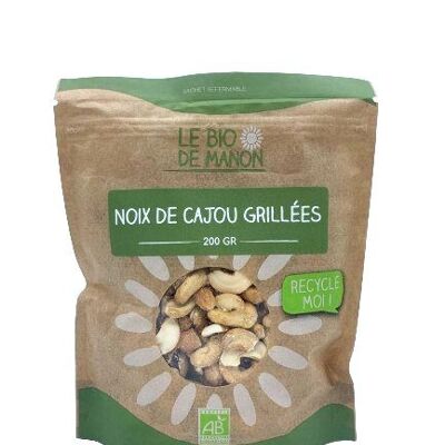 Noix de cajou grillées nature 200g