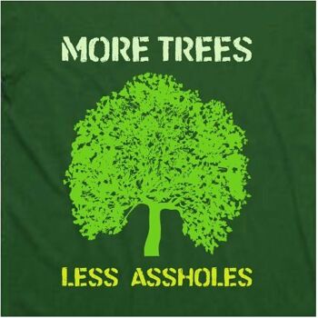 T-shirt graphique - coton bio #unisexe TREES #boomlapop 2