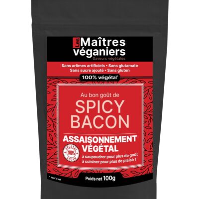 Assaisonnement végétal - Spicy Bacon - Sachet 100g