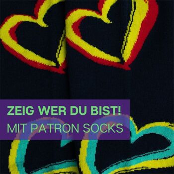 Chaussettes cœur de PATRON SOCKS - CONFORTABLES, ÉLÉGANTES, UNIQUES ! 5