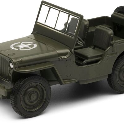 Jeep Willys MB Métal Rétrofriction - Modèle aléatoire