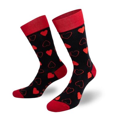 Heart socks from PATRON SOCKS - COMFORTABLE, STYLISH, UNIQUE!