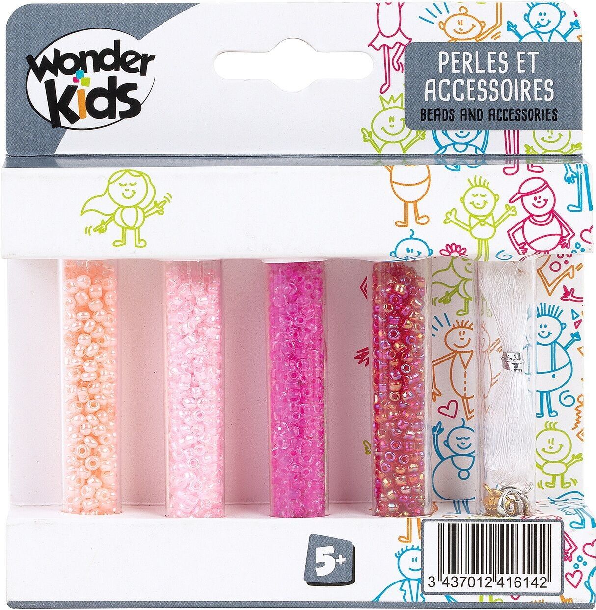 Creative Kit 4 Tubes Beads And Accessories