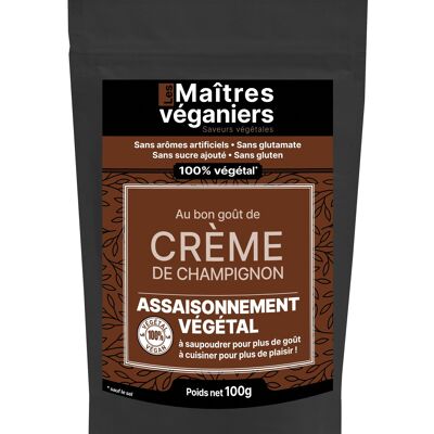 Assaisonnement végétal - Crème de Champignon - Sachet 100g