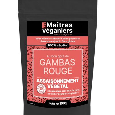 Assaisonnement végétal - Gambas Rouge - Sachet 100g