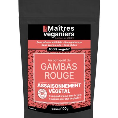 Assaisonnement végétal - Gambas Rouge - Sachet 100g