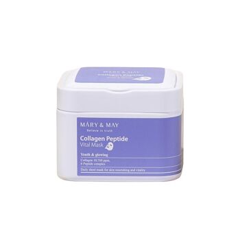 MARY&MAY Masque Vital aux Peptides de Collagène 30pc 4