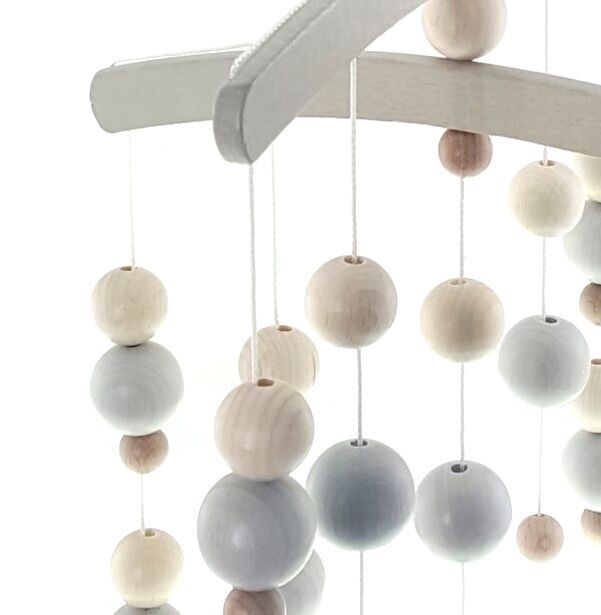 Palla mobile grigia/naturale