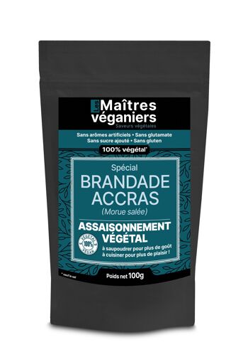 Assaisonnement végétal - Brandade Accras - Sachet 100g