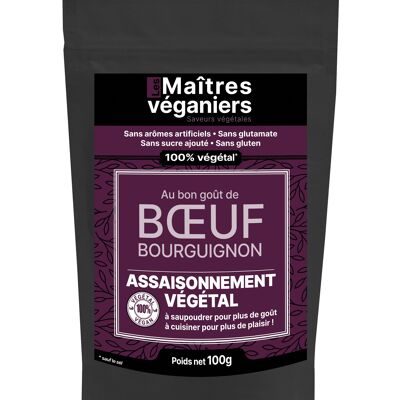 Assaisonnement végétal - Bœuf Bourguignon - Sachet 100g