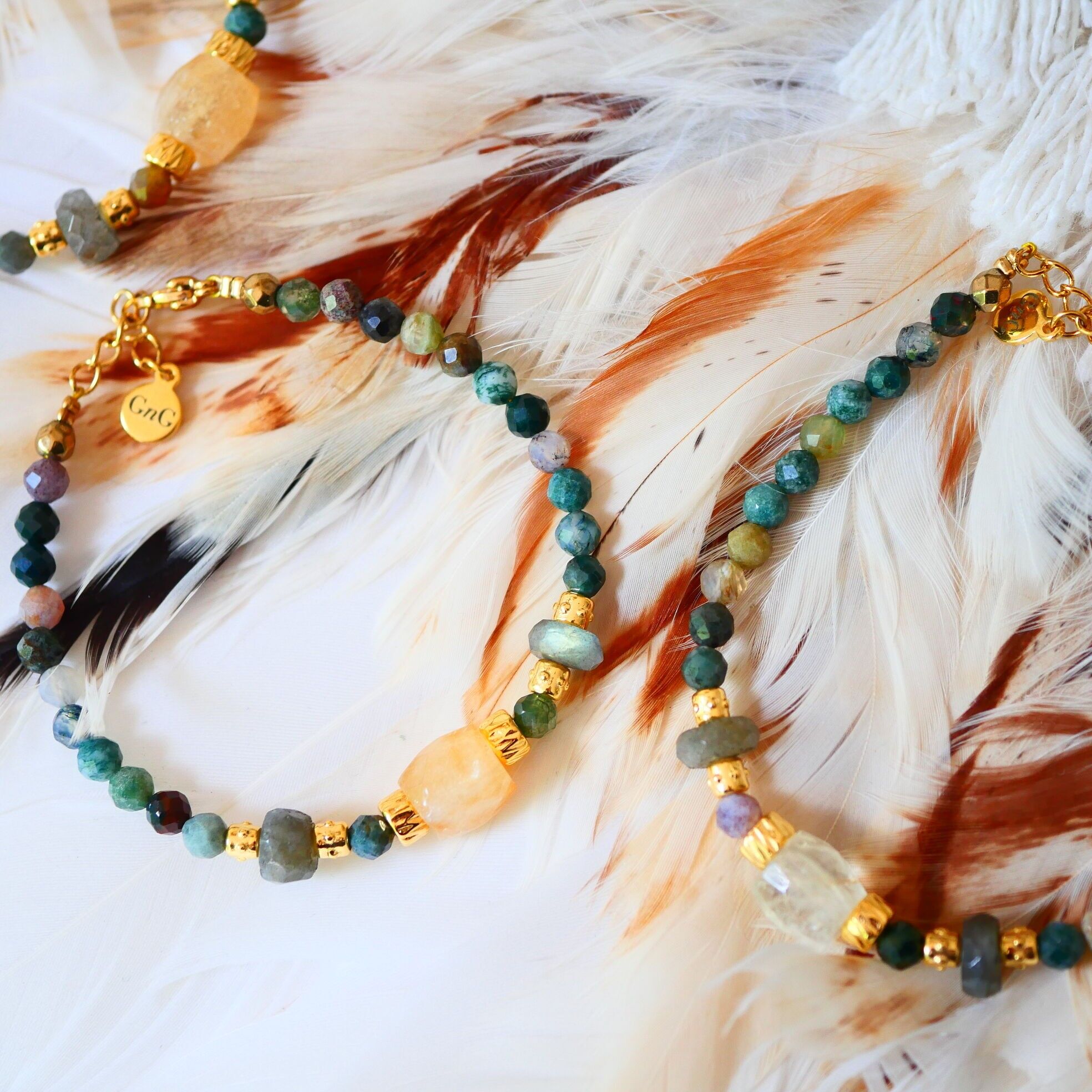 Bracciale Aniya in agata indiana citrino