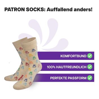 Chaussettes Dom de PATRON SOCKS - CONFORTABLES, ÉLÉGANTES, UNIQUES ! 2