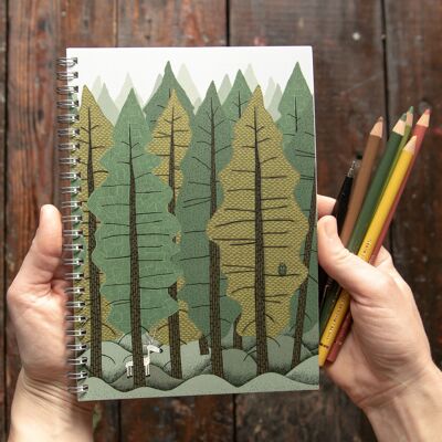 Notepad Fir Forest A5