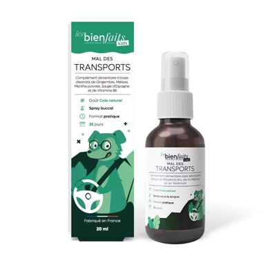 Motion sickness - Food supplement spray under the tongue from 3 years old