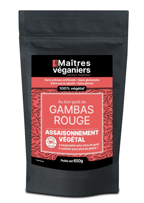 Assaisonnement végétal - Gambas Rouge - Sachet 650g