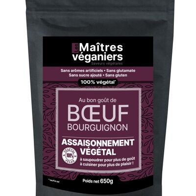 Assaisonnement végétal - Bœuf Bourguignon - Sachet 650g