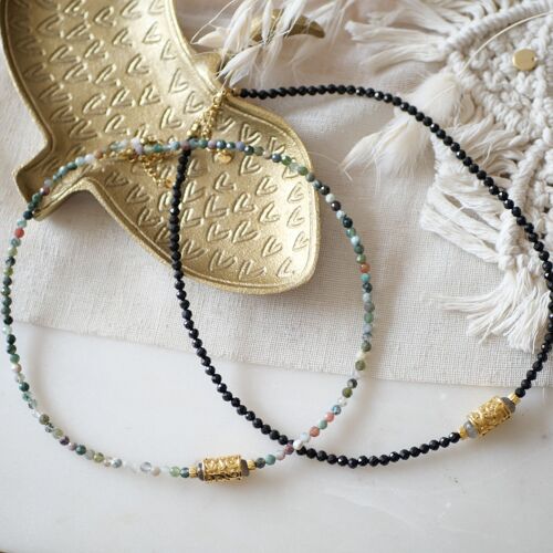 Collier Raksha pierres au choix