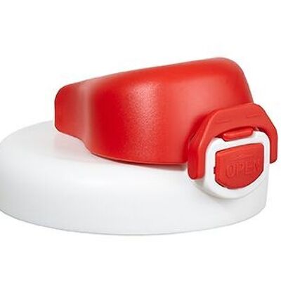 Bottle cap (360ml compatible) - White and Red