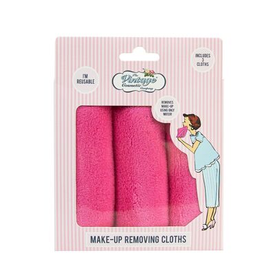 Make-up Removing Cloths Hot Pink