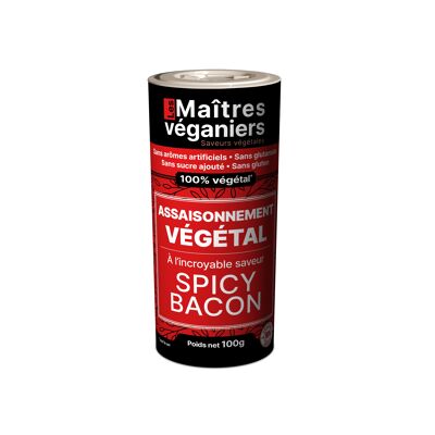 Assaisonnement végétal - Spicy Bacon - Saupoudreur 100g