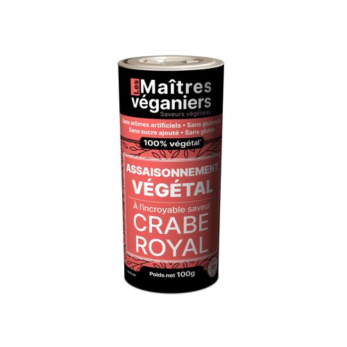 Assaisonnement végétal - Crabe Royale - Saupoudreur 100g
