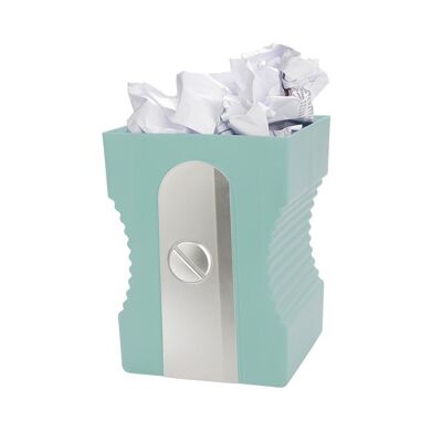 Corbeille à papier-Wastebasket - Corbeille à papier- Papierkorb, Taille-crayon,turquoise