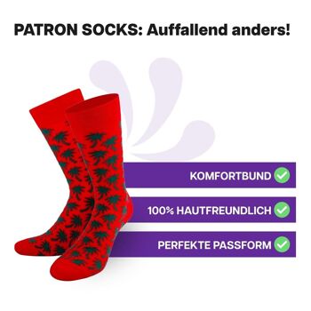 Chaussettes palmier de PATRON SOCKS - CONFORTABLES, STYLÉES, UNIQUES ! 2