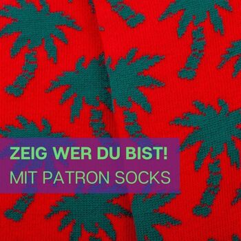 Chaussettes palmier de PATRON SOCKS - CONFORTABLES, STYLÉES, UNIQUES ! 5