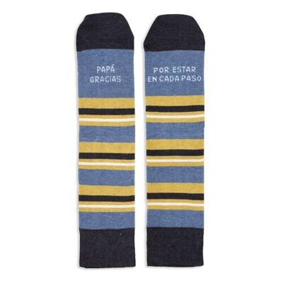 Socks "Dad, thank you for being there every step of the way" size 42-46