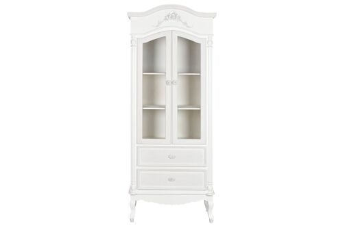 Vitrina Madera Cristal 76X39X193 Blanco MB212337