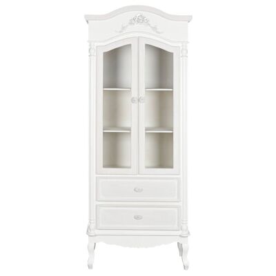 Vitrina Madera Cristal 76X39X193 Blanco MB212337