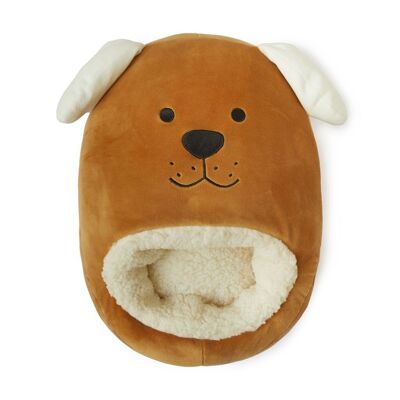 Foot warmer, Woof!, Brown, polyester