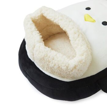 Chauffe-pieds, Pingu, blanc / noir, polyester 3