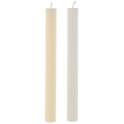 CANDLE SET 3 WAX 2X2X25 98 GR, 2 SURT. VE213138