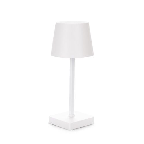 Lámpara de mesa,Tic Tic,blanco,3xAAA(1,5V),26cm