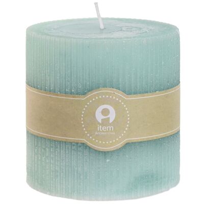 Wax Candle 10X10X10 650 Gr, Turquoise VE212600
