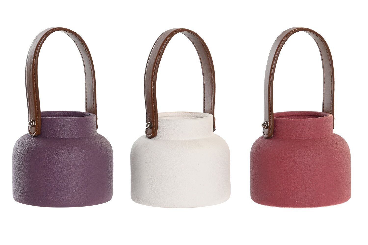 CANDELA IN CERA 12X12X21 445 GR, CON MANICO 3 SURT. VE203155