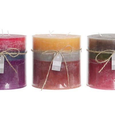 WAX CANDLE 15X15X15 120 HOURS 3 SURT. VE200687